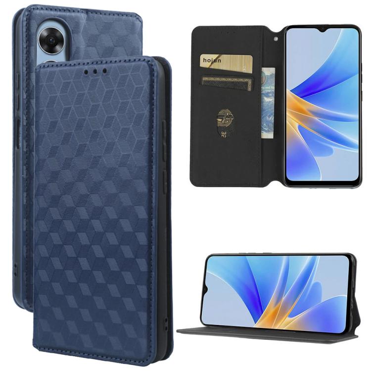 Cubic Grid Texture Flip Leather Phone Case, For OPPO Find X8 Pro 5G, For OPPO Find X6 Pro, For OPPO Find X6, For OPPO A58 5G / A58x / A78 5G, For OPPO A77 4G / A57 4G / A57 5G TW, For OPPO A17k / A17, For OPPO Reno7 A, For OPPO A77 5G / A57 5G 2022    ...
