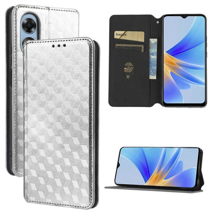 Cubic Grid Texture Flip Leather Phone Case, For OPPO Find X8 Pro 5G, For OPPO Find X6 Pro, For OPPO Find X6, For OPPO A58 5G / A58x / A78 5G, For OPPO A77 4G / A57 4G / A57 5G TW, For OPPO A17k / A17, For OPPO Reno7 A, For OPPO A77 5G / A57 5G 2022    ...