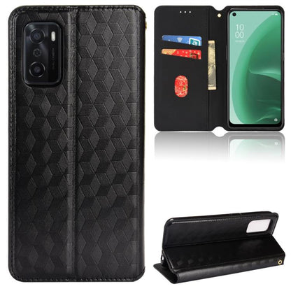 Cubic Grid Texture Flip Leather Phone Case, For OPPO Find X8 Pro 5G, For OPPO Find X6 Pro, For OPPO Find X6, For OPPO A58 5G / A58x / A78 5G, For OPPO A77 4G / A57 4G / A57 5G TW, For OPPO A17k / A17, For OPPO Reno7 A, For OPPO A77 5G / A57 5G 2022    ...