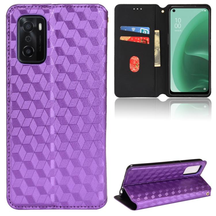 Cubic Grid Texture Flip Leather Phone Case, For OPPO Find X8 Pro 5G, For OPPO Find X6 Pro, For OPPO Find X6, For OPPO A58 5G / A58x / A78 5G, For OPPO A77 4G / A57 4G / A57 5G TW, For OPPO A17k / A17, For OPPO Reno7 A, For OPPO A77 5G / A57 5G 2022    ...