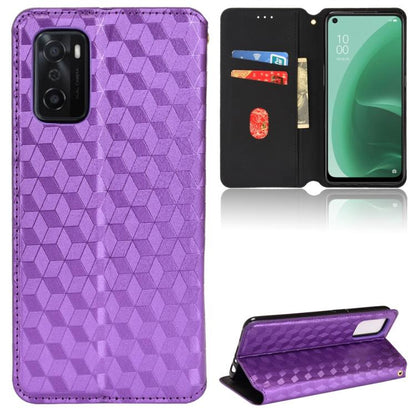 Cubic Grid Texture Flip Leather Phone Case, For OPPO Find X8 Pro 5G, For OPPO Find X6 Pro, For OPPO Find X6, For OPPO A58 5G / A58x / A78 5G, For OPPO A77 4G / A57 4G / A57 5G TW, For OPPO A17k / A17, For OPPO Reno7 A, For OPPO A77 5G / A57 5G 2022    ...