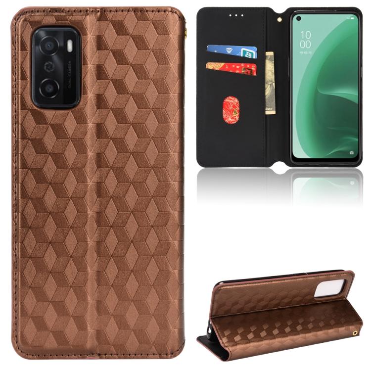 Cubic Grid Texture Flip Leather Phone Case, For OPPO Find X8 Pro 5G, For OPPO Find X6 Pro, For OPPO Find X6, For OPPO A58 5G / A58x / A78 5G, For OPPO A77 4G / A57 4G / A57 5G TW, For OPPO A17k / A17, For OPPO Reno7 A, For OPPO A77 5G / A57 5G 2022    ...