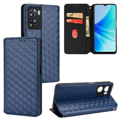 Cubic Grid Texture Flip Leather Phone Case, For OPPO Find X8 Pro 5G, For OPPO Find X6 Pro, For OPPO Find X6, For OPPO A58 5G / A58x / A78 5G, For OPPO A77 4G / A57 4G / A57 5G TW, For OPPO A17k / A17, For OPPO Reno7 A, For OPPO A77 5G / A57 5G 2022    ...