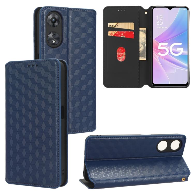 Cubic Grid Texture Flip Leather Phone Case, For OPPO Find X8 Pro 5G, For OPPO Find X6 Pro, For OPPO Find X6, For OPPO A58 5G / A58x / A78 5G, For OPPO A77 4G / A57 4G / A57 5G TW, For OPPO A17k / A17, For OPPO Reno7 A, For OPPO A77 5G / A57 5G 2022    ...