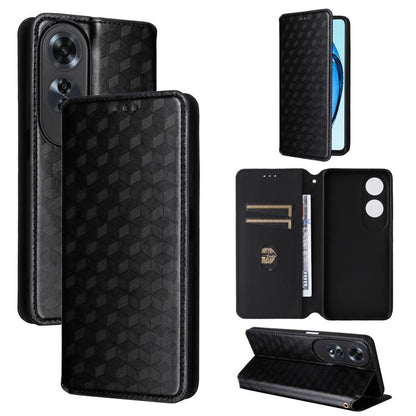 Cubic Grid Texture Flip Leather Phone Case, For OPPO A5x 5G / 4G Global, For OPPO A5 5G / 4G Global / A5M, For OPPO Reno14 Pro Global, For OPPO Reno14 Global, For OPPO K13 5G / K13X 5G / K12S 5G, For OPPO Find X8s+ 5G, For OPPO Find X8s 5G             ...