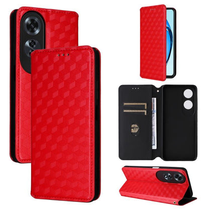 Cubic Grid Texture Flip Leather Phone Case, For OPPO A5x 5G / 4G Global, For OPPO A5 5G / 4G Global / A5M, For OPPO Reno14 Pro Global, For OPPO Reno14 Global, For OPPO K13 5G / K13X 5G / K12S 5G, For OPPO Find X8s+ 5G, For OPPO Find X8s 5G             ...