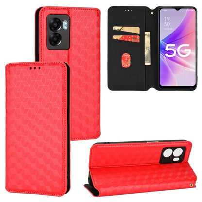 Cubic Grid Texture Flip Leather Phone Case, For OPPO Find X8 Pro 5G, For OPPO Find X6 Pro, For OPPO Find X6, For OPPO A58 5G / A58x / A78 5G, For OPPO A77 4G / A57 4G / A57 5G TW, For OPPO A17k / A17, For OPPO Reno7 A, For OPPO A77 5G / A57 5G 2022    ...