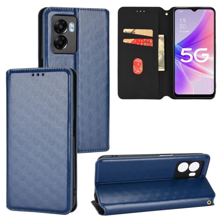 Cubic Grid Texture Flip Leather Phone Case, For OPPO Find X8 Pro 5G, For OPPO Find X6 Pro, For OPPO Find X6, For OPPO A58 5G / A58x / A78 5G, For OPPO A77 4G / A57 4G / A57 5G TW, For OPPO A17k / A17, For OPPO Reno7 A, For OPPO A77 5G / A57 5G 2022    ...