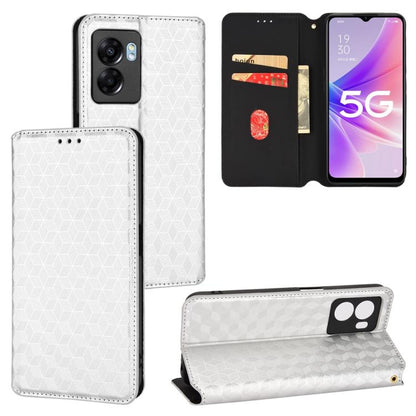 Cubic Grid Texture Flip Leather Phone Case, For OPPO Find X8 Pro 5G, For OPPO Find X6 Pro, For OPPO Find X6, For OPPO A58 5G / A58x / A78 5G, For OPPO A77 4G / A57 4G / A57 5G TW, For OPPO A17k / A17, For OPPO Reno7 A, For OPPO A77 5G / A57 5G 2022    ...