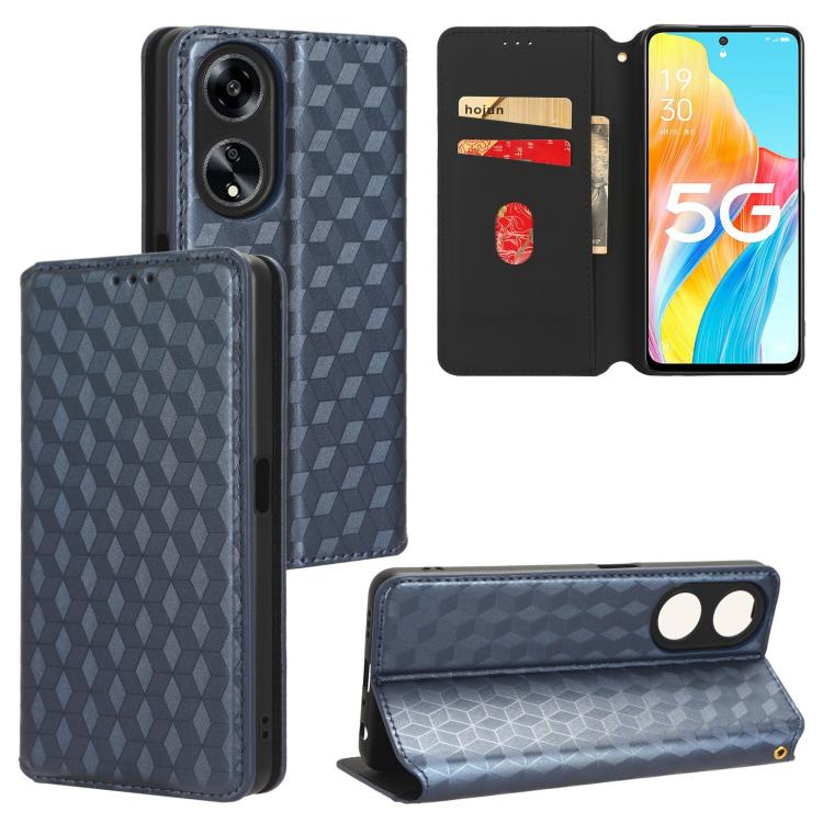 Cubic Grid Texture Flip Leather Phone Case, For OPPO Find X8 5G, For OPPO A3X 5G Global/ 4G / A3 4G / 5G, For OPPO Reno12 F 5G, For OPPO Reno11 A JP / PJH110, For OPPO Reno12 Pro 5G Global, For OPPO Reno12 5G Global, For OPPO A3 Pro 5G Global          ...