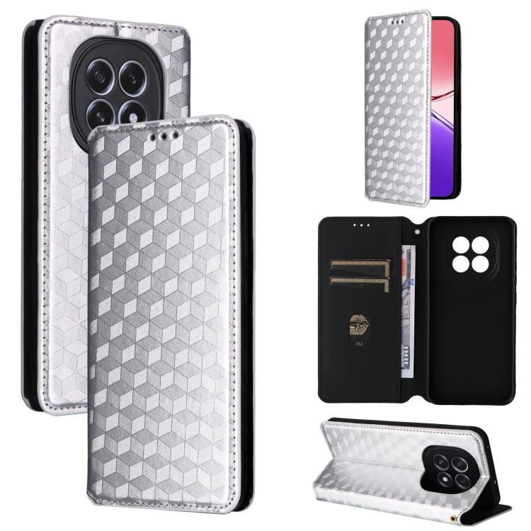 Cubic Grid Texture Flip Leather Phone Case, For OPPO A5x 5G / 4G Global, For OPPO A5 5G / 4G Global / A5M, For OPPO Reno14 Pro Global, For OPPO Reno14 Global, For OPPO K13 5G / K13X 5G / K12S 5G, For OPPO Find X8s+ 5G, For OPPO Find X8s 5G             ...
