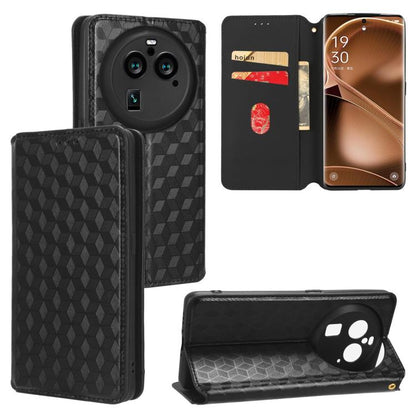 Cubic Grid Texture Flip Leather Phone Case, For OPPO Find X8 Pro 5G, For OPPO Find X6 Pro, For OPPO Find X6, For OPPO A58 5G / A58x / A78 5G, For OPPO A77 4G / A57 4G / A57 5G TW, For OPPO A17k / A17, For OPPO Reno7 A, For OPPO A77 5G / A57 5G 2022    ...