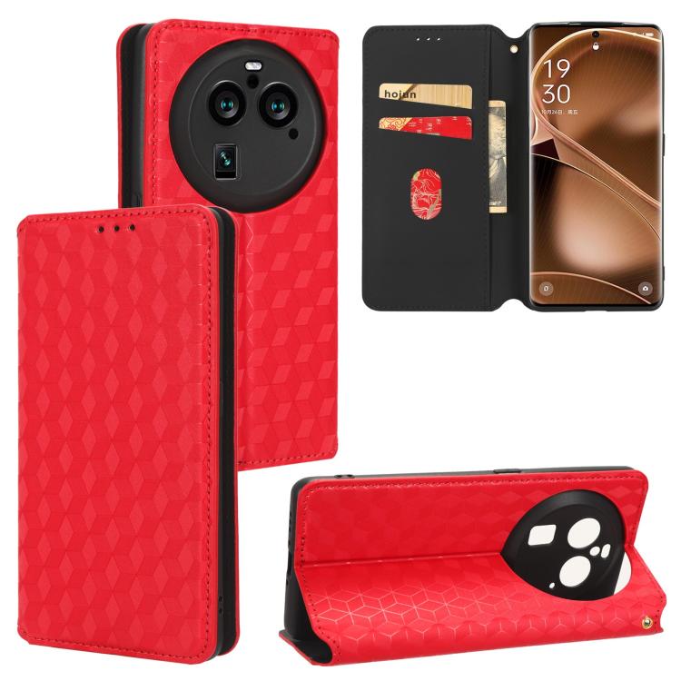 Cubic Grid Texture Flip Leather Phone Case, For OPPO Find X8 Pro 5G, For OPPO Find X6 Pro, For OPPO Find X6, For OPPO A58 5G / A58x / A78 5G, For OPPO A77 4G / A57 4G / A57 5G TW, For OPPO A17k / A17, For OPPO Reno7 A, For OPPO A77 5G / A57 5G 2022    ...