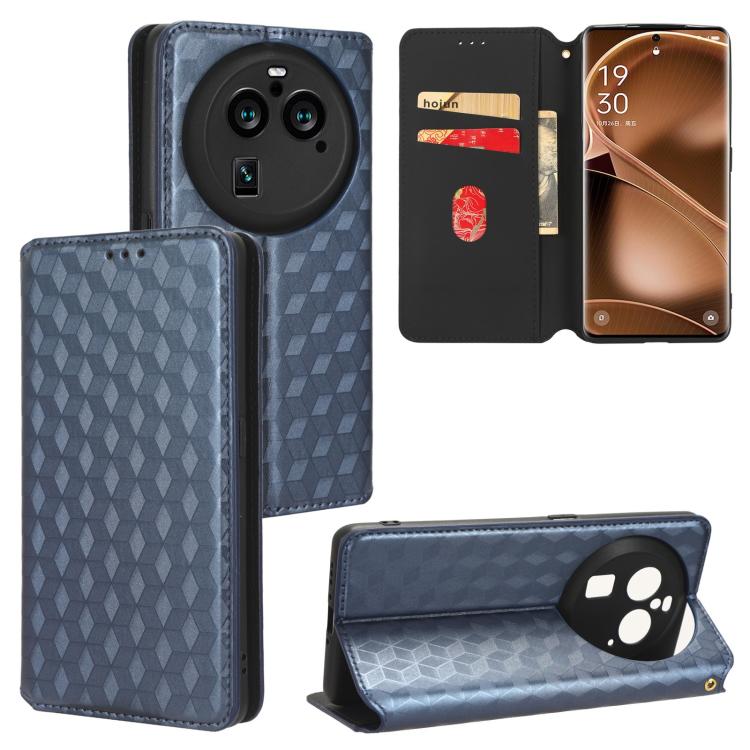 Cubic Grid Texture Flip Leather Phone Case, For OPPO Find X8 Pro 5G, For OPPO Find X6 Pro, For OPPO Find X6, For OPPO A58 5G / A58x / A78 5G, For OPPO A77 4G / A57 4G / A57 5G TW, For OPPO A17k / A17, For OPPO Reno7 A, For OPPO A77 5G / A57 5G 2022    ...