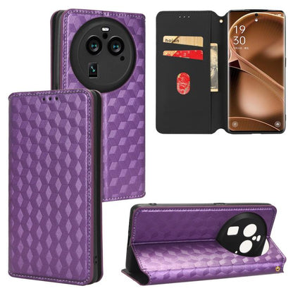 Cubic Grid Texture Flip Leather Phone Case, For OPPO Find X8 Pro 5G, For OPPO Find X6 Pro, For OPPO Find X6, For OPPO A58 5G / A58x / A78 5G, For OPPO A77 4G / A57 4G / A57 5G TW, For OPPO A17k / A17, For OPPO Reno7 A, For OPPO A77 5G / A57 5G 2022    ...