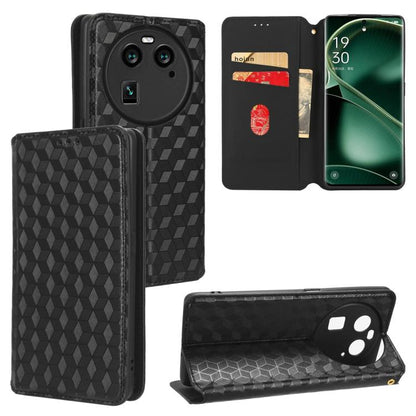 Cubic Grid Texture Flip Leather Phone Case, For OPPO Find X8 Pro 5G, For OPPO Find X6 Pro, For OPPO Find X6, For OPPO A58 5G / A58x / A78 5G, For OPPO A77 4G / A57 4G / A57 5G TW, For OPPO A17k / A17, For OPPO Reno7 A, For OPPO A77 5G / A57 5G 2022    ...