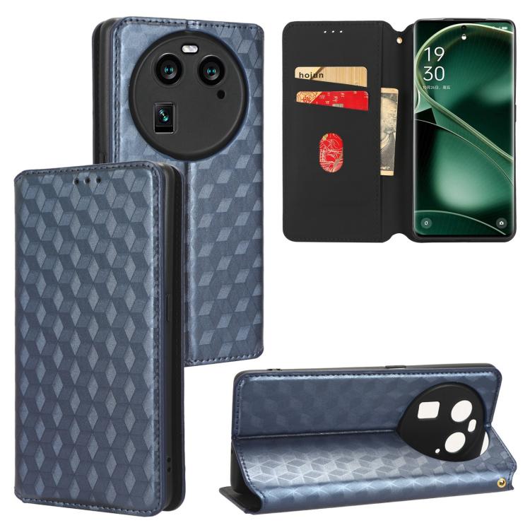 Cubic Grid Texture Flip Leather Phone Case, For OPPO Find X8 Pro 5G, For OPPO Find X6 Pro, For OPPO Find X6, For OPPO A58 5G / A58x / A78 5G, For OPPO A77 4G / A57 4G / A57 5G TW, For OPPO A17k / A17, For OPPO Reno7 A, For OPPO A77 5G / A57 5G 2022    ...