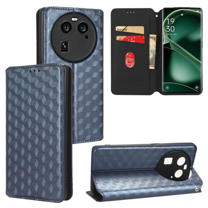 Cubic Grid Texture Flip Leather Phone Case, For OPPO Find X8 Pro 5G, For OPPO Find X6 Pro, For OPPO Find X6, For OPPO A58 5G / A58x / A78 5G, For OPPO A77 4G / A57 4G / A57 5G TW, For OPPO A17k / A17, For OPPO Reno7 A, For OPPO A77 5G / A57 5G 2022    ...