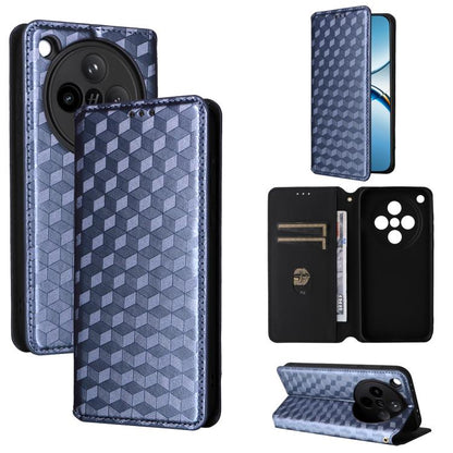 Cubic Grid Texture Flip Leather Phone Case, For OPPO Find X8 5G, For OPPO A3X 5G Global/ 4G / A3 4G / 5G, For OPPO Reno12 F 5G, For OPPO Reno11 A JP / PJH110, For OPPO Reno12 Pro 5G Global, For OPPO Reno12 5G Global, For OPPO A3 Pro 5G Global          ...