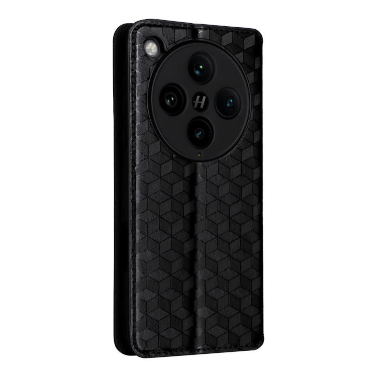 Cubic Grid Texture Flip Leather Phone Case, For OPPO Find X8 Pro 5G, For OPPO Find X6 Pro, For OPPO Find X6, For OPPO A58 5G / A58x / A78 5G, For OPPO A77 4G / A57 4G / A57 5G TW, For OPPO A17k / A17, For OPPO Reno7 A, For OPPO A77 5G / A57 5G 2022    ...