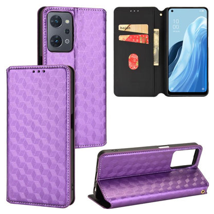Cubic Grid Texture Flip Leather Phone Case, For OPPO Find X8 Pro 5G, For OPPO Find X6 Pro, For OPPO Find X6, For OPPO A58 5G / A58x / A78 5G, For OPPO A77 4G / A57 4G / A57 5G TW, For OPPO A17k / A17, For OPPO Reno7 A, For OPPO A77 5G / A57 5G 2022    ...