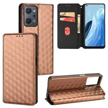 Cubic Grid Texture Flip Leather Phone Case, For OPPO Find X8 Pro 5G, For OPPO Find X6 Pro, For OPPO Find X6, For OPPO A58 5G / A58x / A78 5G, For OPPO A77 4G / A57 4G / A57 5G TW, For OPPO A17k / A17, For OPPO Reno7 A, For OPPO A77 5G / A57 5G 2022    ...