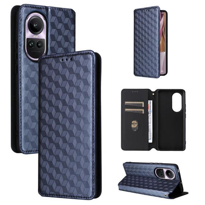 Cubic Grid Texture Flip Leather Phone Case, For OPPO Find X8 5G, For OPPO A3X 5G Global/ 4G / A3 4G / 5G, For OPPO Reno12 F 5G, For OPPO Reno11 A JP / PJH110, For OPPO Reno12 Pro 5G Global, For OPPO Reno12 5G Global, For OPPO A3 Pro 5G Global          ...