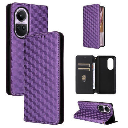 Cubic Grid Texture Flip Leather Phone Case, For OPPO Find X8 5G, For OPPO A3X 5G Global/ 4G / A3 4G / 5G, For OPPO Reno12 F 5G, For OPPO Reno11 A JP / PJH110, For OPPO Reno12 Pro 5G Global, For OPPO Reno12 5G Global, For OPPO A3 Pro 5G Global          ...