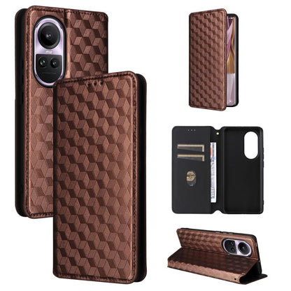 Cubic Grid Texture Flip Leather Phone Case, For OPPO Find X8 5G, For OPPO A3X 5G Global/ 4G / A3 4G / 5G, For OPPO Reno12 F 5G, For OPPO Reno11 A JP / PJH110, For OPPO Reno12 Pro 5G Global, For OPPO Reno12 5G Global, For OPPO A3 Pro 5G Global          ...
