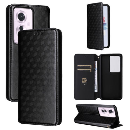 Cubic Grid Texture Flip Leather Phone Case, For OPPO Find X8 5G, For OPPO A3X 5G Global/ 4G / A3 4G / 5G, For OPPO Reno12 F 5G, For OPPO Reno11 A JP / PJH110, For OPPO Reno12 Pro 5G Global, For OPPO Reno12 5G Global, For OPPO A3 Pro 5G Global          ...