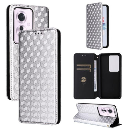 Cubic Grid Texture Flip Leather Phone Case, For OPPO Find X8 5G, For OPPO A3X 5G Global/ 4G / A3 4G / 5G, For OPPO Reno12 F 5G, For OPPO Reno11 A JP / PJH110, For OPPO Reno12 Pro 5G Global, For OPPO Reno12 5G Global, For OPPO A3 Pro 5G Global          ...
