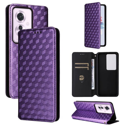 Cubic Grid Texture Flip Leather Phone Case, For OPPO Find X8 5G, For OPPO A3X 5G Global/ 4G / A3 4G / 5G, For OPPO Reno12 F 5G, For OPPO Reno11 A JP / PJH110, For OPPO Reno12 Pro 5G Global, For OPPO Reno12 5G Global, For OPPO A3 Pro 5G Global          ...