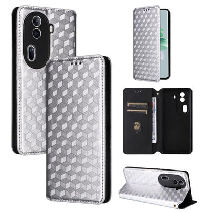 Cubic Grid Texture Flip Leather Phone Case, For OPPO Find X8 5G, For OPPO A3X 5G Global/ 4G / A3 4G / 5G, For OPPO Reno12 F 5G, For OPPO Reno11 A JP / PJH110, For OPPO Reno12 Pro 5G Global, For OPPO Reno12 5G Global, For OPPO A3 Pro 5G Global          ...