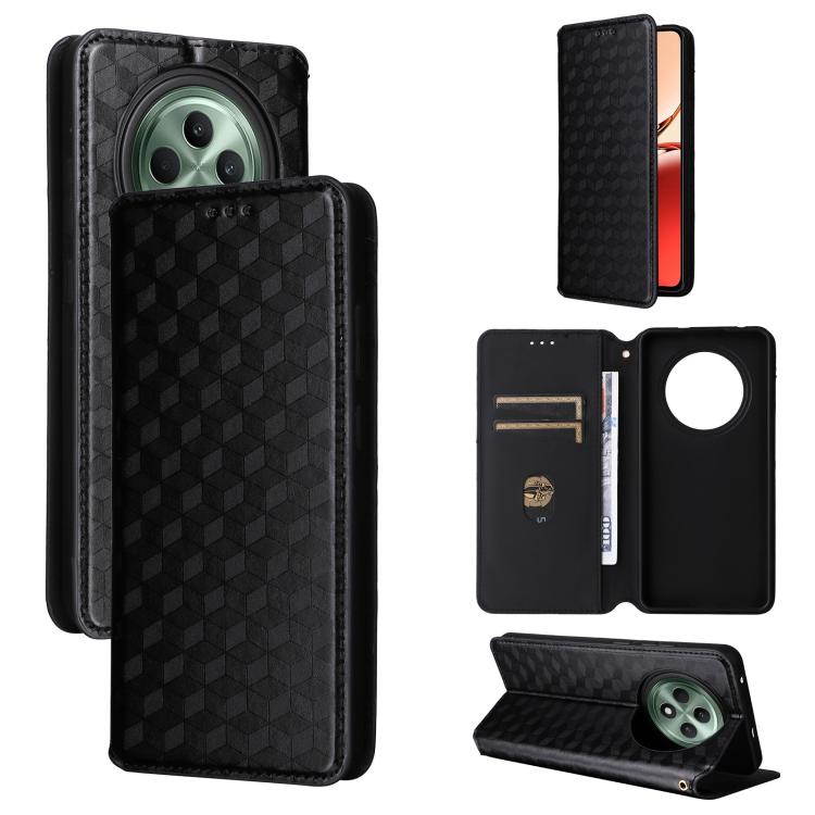 Cubic Grid Texture Flip Leather Phone Case, For OPPO Find X8 5G, For OPPO A3X 5G Global/ 4G / A3 4G / 5G, For OPPO Reno12 F 5G, For OPPO Reno11 A JP / PJH110, For OPPO Reno12 Pro 5G Global, For OPPO Reno12 5G Global, For OPPO A3 Pro 5G Global          ...