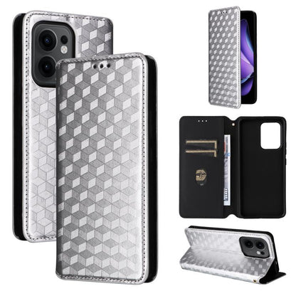 Cubic Grid Texture Flip Leather Phone Case, For OPPO A5x 5G / 4G Global, For OPPO A5 5G / 4G Global / A5M, For OPPO Reno14 Pro Global, For OPPO Reno14 Global, For OPPO K13 5G / K13X 5G / K12S 5G, For OPPO Find X8s+ 5G, For OPPO Find X8s 5G             ...