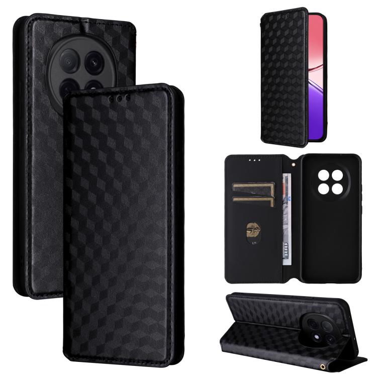 Cubic Grid Texture Flip Leather Phone Case, For OPPO A5x 5G / 4G Global, For OPPO A5 5G / 4G Global / A5M, For OPPO Reno14 Pro Global, For OPPO Reno14 Global, For OPPO K13 5G / K13X 5G / K12S 5G, For OPPO Find X8s+ 5G, For OPPO Find X8s 5G             ...