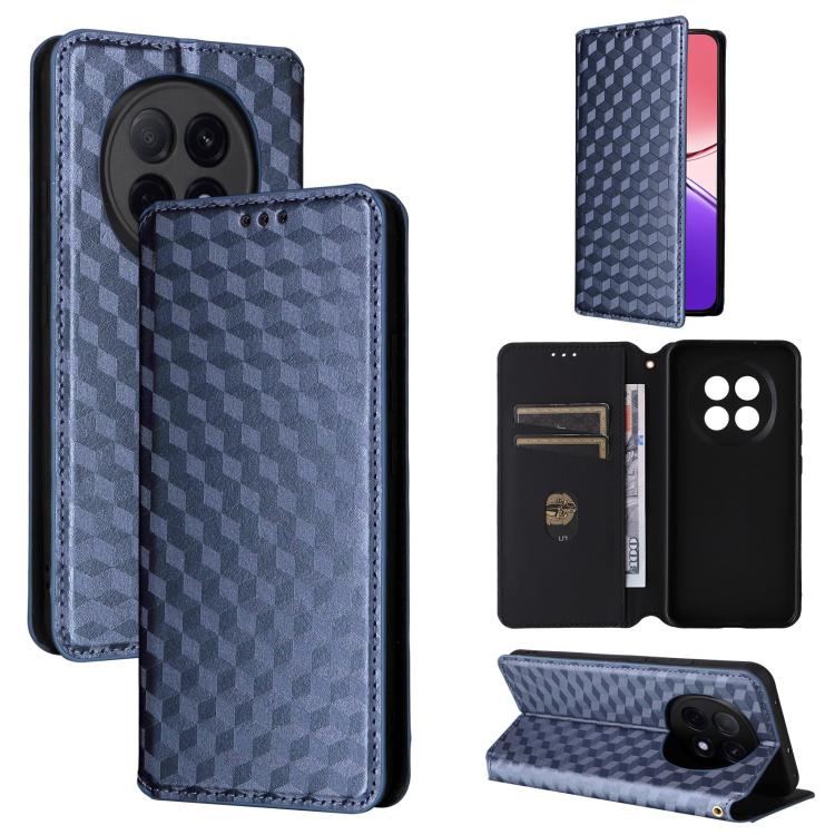 Cubic Grid Texture Flip Leather Phone Case, For OPPO A5x 5G / 4G Global, For OPPO A5 5G / 4G Global / A5M, For OPPO Reno14 Pro Global, For OPPO Reno14 Global, For OPPO K13 5G / K13X 5G / K12S 5G, For OPPO Find X8s+ 5G, For OPPO Find X8s 5G             ...