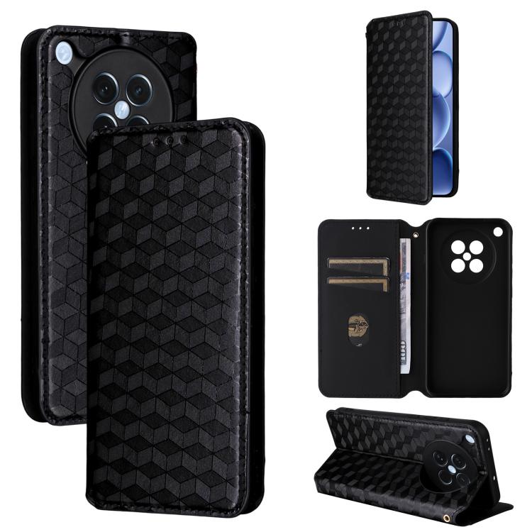 Cubic Grid Texture Flip Leather Phone Case, For OPPO A5x 5G / 4G Global, For OPPO A5 5G / 4G Global / A5M, For OPPO Reno14 Pro Global, For OPPO Reno14 Global, For OPPO K13 5G / K13X 5G / K12S 5G, For OPPO Find X8s+ 5G, For OPPO Find X8s 5G             ...