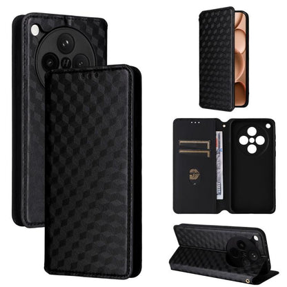 Cubic Grid Texture Flip Leather Phone Case, For OPPO A5x 5G / 4G Global, For OPPO A5 5G / 4G Global / A5M, For OPPO Reno14 Pro Global, For OPPO Reno14 Global, For OPPO K13 5G / K13X 5G / K12S 5G, For OPPO Find X8s+ 5G, For OPPO Find X8s 5G             ...