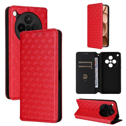 Cubic Grid Texture Flip Leather Phone Case, For OPPO A5x 5G / 4G Global, For OPPO A5 5G / 4G Global / A5M, For OPPO Reno14 Pro Global, For OPPO Reno14 Global, For OPPO K13 5G / K13X 5G / K12S 5G, For OPPO Find X8s+ 5G, For OPPO Find X8s 5G             ...