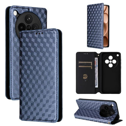 Cubic Grid Texture Flip Leather Phone Case, For OPPO A5x 5G / 4G Global, For OPPO A5 5G / 4G Global / A5M, For OPPO Reno14 Pro Global, For OPPO Reno14 Global, For OPPO K13 5G / K13X 5G / K12S 5G, For OPPO Find X8s+ 5G, For OPPO Find X8s 5G             ...