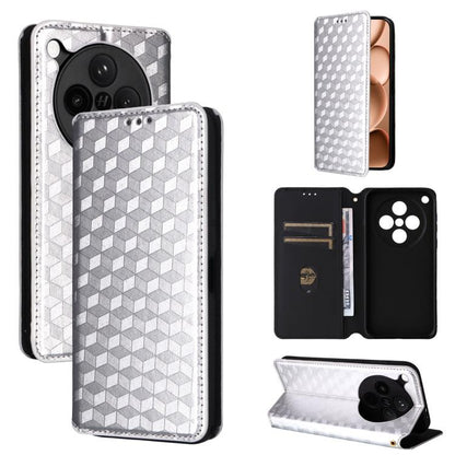 Cubic Grid Texture Flip Leather Phone Case, For OPPO A5x 5G / 4G Global, For OPPO A5 5G / 4G Global / A5M, For OPPO Reno14 Pro Global, For OPPO Reno14 Global, For OPPO K13 5G / K13X 5G / K12S 5G, For OPPO Find X8s+ 5G, For OPPO Find X8s 5G             ...