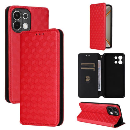 Cubic Grid Texture Flip Leather Phone Case, For OPPO A5x 5G / 4G Global, For OPPO A5 5G / 4G Global / A5M, For OPPO Reno14 Pro Global, For OPPO Reno14 Global, For OPPO K13 5G / K13X 5G / K12S 5G, For OPPO Find X8s+ 5G, For OPPO Find X8s 5G             ...