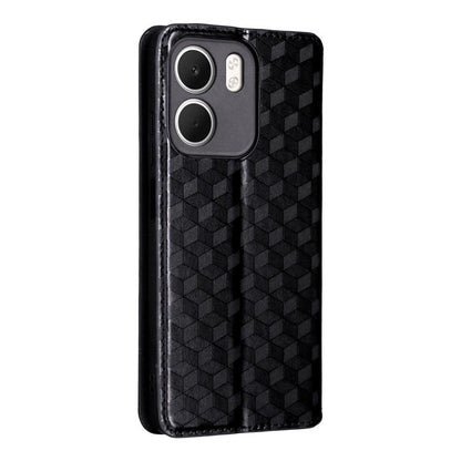 Cubic Grid Texture Flip Leather Phone Case, For OPPO A5x 5G / 4G Global, For OPPO A5 5G / 4G Global / A5M, For OPPO Reno14 Pro Global, For OPPO Reno14 Global, For OPPO K13 5G / K13X 5G / K12S 5G, For OPPO Find X8s+ 5G, For OPPO Find X8s 5G             ...