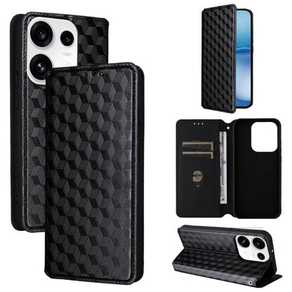Cubic Grid Texture Flip Leather Phone Case, For OPPO Reno16 F 5G / Reno16 FS 5G, For OPPO Reno15 A 5G / Reno15 F 5G, For OPPO Reno16 5G / Reno16 Pro 5G Global, For OPPO Find X9 Ultra 5G, For OPPO A6X 4G / 5G / A6 5G Global                              ...