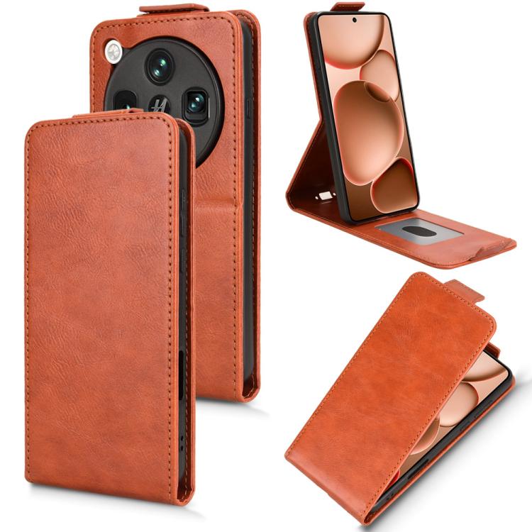 Magnetic Vertical Flip Leather Phone Case with Buckle, For OPPO Find X8s 5G, For OPPO Find X8 Ultra 5G, For OPPO F29 Pro 5G