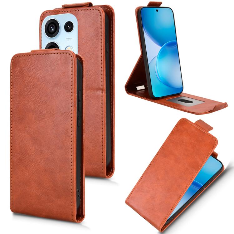 Magnetic Vertical Flip Leather Phone Case with Buckle, For OPPO F35 Pro 5G / A7 Pro Max 5G, For OPPO Reno16 F 5G / Reno16 FS 5G, For OPPO Reno15 A 5G, For OPPO Reno16 Pro 5G / Reno16 5G Global, For OPPO F33 Pro / A6s Pro, For OPPO Find X9 Ultra 5G     ...