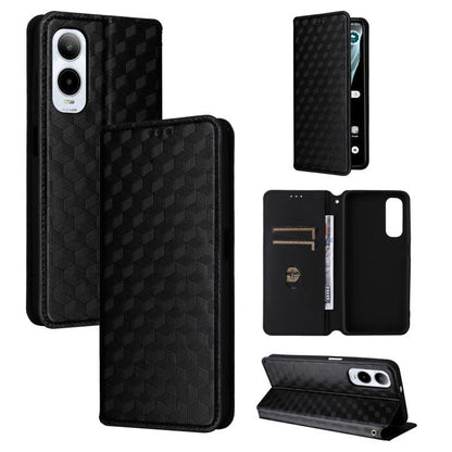 Cubic Grid Texture Flip Leather Phone Case, For Cricket Vision Plus, For Cricket Vision 3, For Cricket Icon Plus 2026 / Icon 7 5G, For Cricket Icon Pro 2026 / Motivate Pro 2 5G, For Cricket Magic 2 5G, For Cricket Debut S3, For Cricket Icon 6          ...
