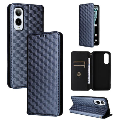 Cubic Grid Texture Flip Leather Phone Case, For Cricket Vision Plus, For Cricket Vision 3, For Cricket Icon Plus 2026 / Icon 7 5G, For Cricket Icon Pro 2026 / Motivate Pro 2 5G, For Cricket Magic 2 5G, For Cricket Debut S3, For Cricket Icon 6          ...