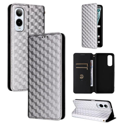 Cubic Grid Texture Flip Leather Phone Case, For Cricket Vision Plus, For Cricket Vision 3, For Cricket Icon Plus 2026 / Icon 7 5G, For Cricket Icon Pro 2026 / Motivate Pro 2 5G, For Cricket Magic 2 5G, For Cricket Debut S3, For Cricket Icon 6          ...